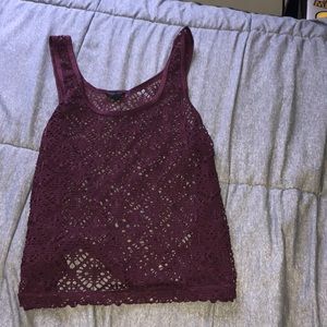 Lace tank top